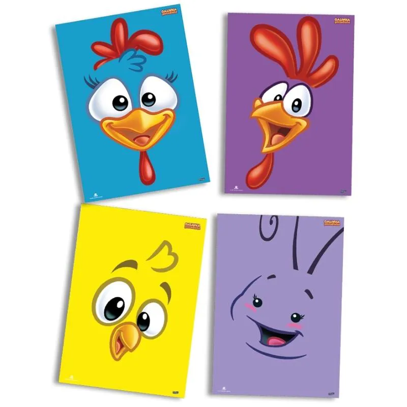 Quadros Decorativos Galinha Pintadinha festcolor