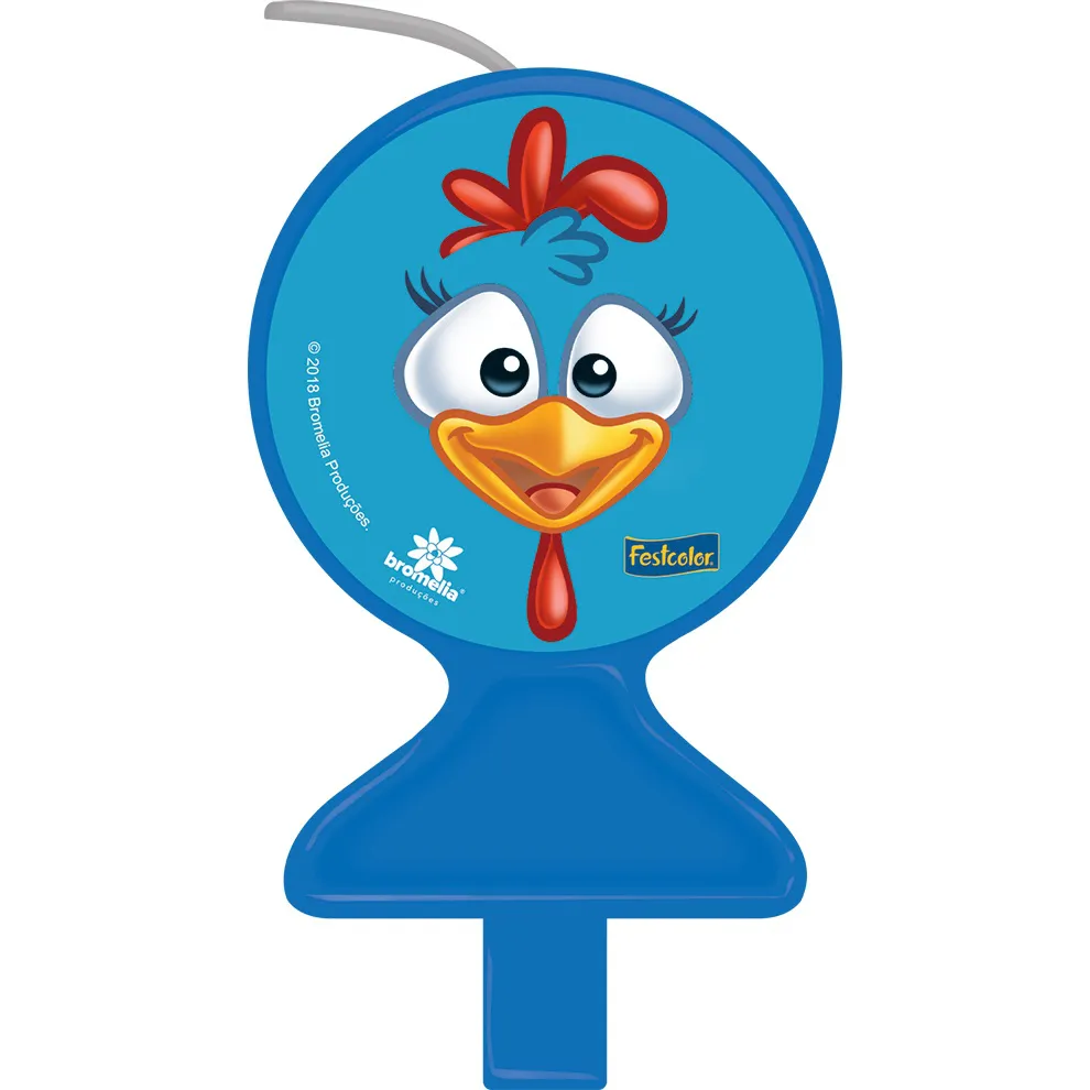 Vela Galinha Pintadinha Festcolor