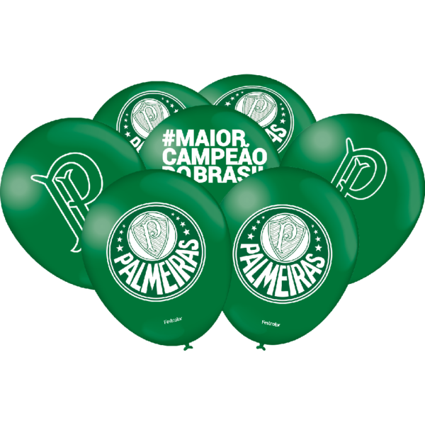 Balao Especial n9 Palmeiras 25un Festcolor