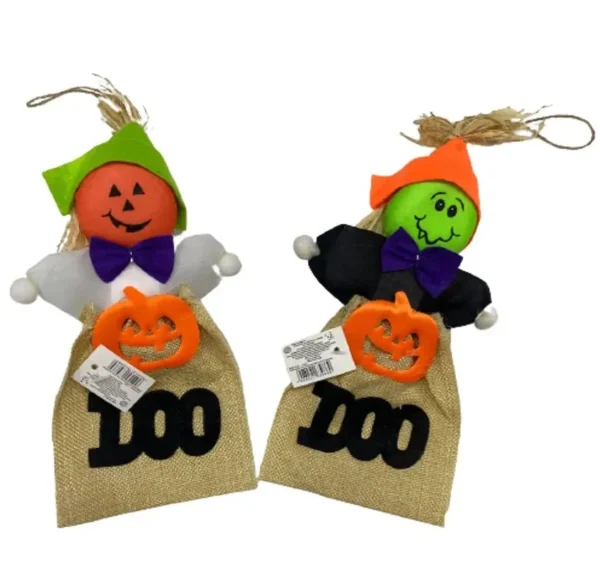 Enfeite Decorativo Boneco Boo Decoração De Porta Halloween - 1 Unidade